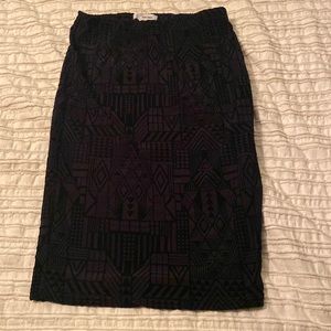 Sans Souci large black skirt
